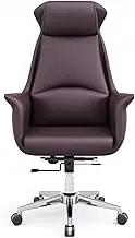 High Back Executive Office Chair with Adjustable Desk Chair Comfortable PU Leather and Ergonomic Design Office Computer Task Desk Chair with Back Support Swivel Wheels for Gaming Mid Back Ex