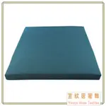 【宜欣居傢飾】亞麻藍-防貓抓防潑水精緻實木椅座墊5入 55*55*5CM 台灣製