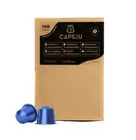 Decaf Coffee Capsules Nespresso Compatible, 100 Pack of Decaffeinated Pods Italy