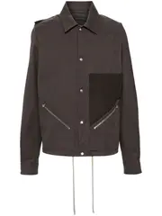 [Rick Owens] Tour Snap Front Cotton Whipcorp Blouson