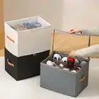 Foldable Large Shoe Boxes Oxford Cloth Shoe Storage Rack for Home