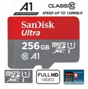 SanDisk Ultra A1 Micro Class 10 SD SDXC 256GB SD Card Camera Memory Card 120MB/s