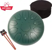 Steel Tongue Drum 12 Inch 11 Note Percussion Instrument Handpan Bag Mallets