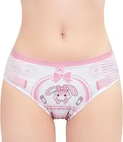 [LittleForBig] Women's Ladies Soft Cotton Underwear Comfortable Hipster Briefs Babydoll Baby Usagi 'Oopsie' Potty Pants