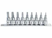 SP Tools SP20450 - Torx Plus Socket Set - 3/8" Drive 9 Piece Rail Set