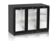 Under Bench Cooler Mini Bar Fridge Back Bar Cooler Display Fridge Triple Hinged