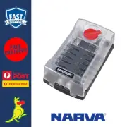Narva Fuse Box with Cover & Sticker set 12 Way Fuse Block Power Distribution Box