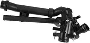 2742000615 2742003300 Engine Coolant Thermostat Housing Assembly Temperature Control Compatible For Infiniti And Mercedes-Benz Metris