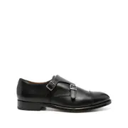 [Doucal's] Doucal's Double-buckle Leather Monk Shoes 40 IT BLACK