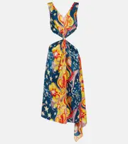[Marni] Marni Printed midi dress AU 10 multicoloured