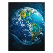 Earth Canvas Painting Art