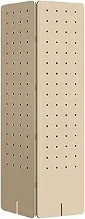 Pegboard Room Divider Panel,Pegboard Partition Screen,Folding Privacy Screens Pegboard Display Stand for Jewelry Store Bazaar Bedroom(Style 1,2-Panel)