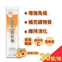 在飛比找momo購物網優惠-【NEXX】芮斯 發泡錠 維生素C1000 20錠(德國進口