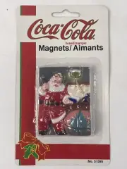 Coca-Cola Magnet Vtg 1997 Fridge Coke Santa Clause List Christmas 51595 Arjon