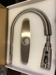 Kitchen Faucet ARRISEA Touch on Activation Stainless resist w/ Pull Down Sprayer