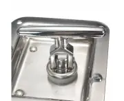 Handle Lock Tool Box for Truck Trailer Camp Stainless Steel Folding T Shape: