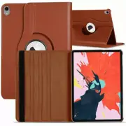 Leather Flip 360° Rotating Portfolio Stand Case BROWN for iPad Pro 12.9" 2017