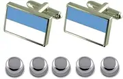 [Select Gifts] Shirt Dress Studs Puno City Peru Flag Cufflinks