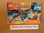 New Lego Instruction Manual ONLY for Chima Vardy's Ice Vulture Set 70141