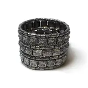 Giora' Augusta Bracelet Ruthenium Finish