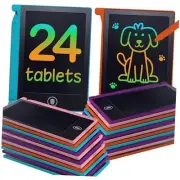Party Favor Mini LCD Writing Tablet for Kids, 24 Pack – 4.5 Inch Mini Drawing