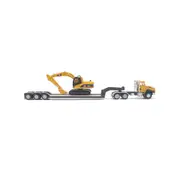 Diecast Masters 1:87 Cat CT660 Tractor & Lowboy W/Excavator Kids Toy 8y+ Asstd