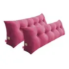 2X 180cm Pink Triangular Wedge Bed Pillow Headboard Backrest Bedside Tatami Cush