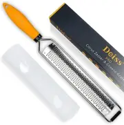 Deiss PRO Lemon Zester Heavy Duty Cheese Grater Vegetable Grater