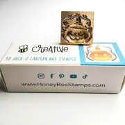 Honey Bee Jack-o-Lantern - Wax Stamper : Falloween Collection