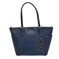 在飛比找momo購物網優惠-【Michael Kors】Jet Set系列金色吊牌防刮牛