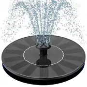 Bird Bath Floating Solar Fountain Pump Water Panel Power Kits Pool Garden Pond