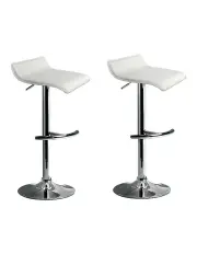 [Artiss] Kitchen Bar Stools Chairs in White