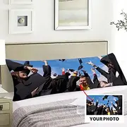 Graduation Custom Body Pillow Cover Add your Image Best Graduation Gift Personalized Gift Photo Design Picture Cushion Bed Pillowcase Cushion Cover 1pc Custom