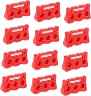 ERINGOGO Interactive Traffic Barrier Toys for Boys and Girls 12pcs Road Signs Cones Barricades Simulation Set for Safe Learning