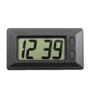 Automotive LCD Digital Clock Easy-to-Read With Adhesive Pad