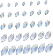 Elegant Acrylic Gems 600pcs Flatback Rhinestones for Nail Art Phone Case DIY Crafts