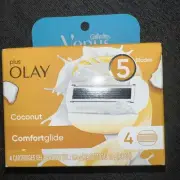 Gillette Venus Olay Women's Razor Blade Refills 4 Count