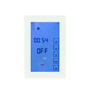 Radiant GTSW-TIM-V Glass Fronted Touch Screen Timer Vertical Mounted - White