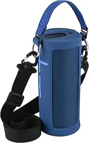 [TXesign] Silicone Case Cover for Ultimate Ears Boom 3 Speaker, Travel Carrying Protective Skin Sleeve Speaker Cover with Handle Strap and Shoulder Strap for Ultimate Ears Boom 3 (Blue)