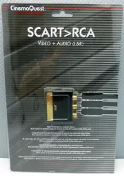 Audioquest SCART to RCA adapter