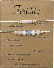 [Caiyao] Handmade Chakra Crystal Beaded Bracelet with Wish Card Adjustable Amethyst Tiger Eye Spiritual Anxiety Relief Stone Beaded Braide Bracelet for Women Yoga Meditation Relax Anxiety Jewelry
