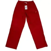 Nike Team Women's Large ClimaFit Wind Pants Red Nikefit Storm Warmup '07 NWT