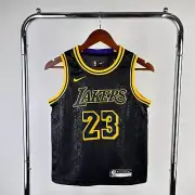 NIKE LEBRON JAMES #23 YOUTH XL LA LAKERS BLACK JERSEY NBA BASKETBALL CURRY TATUM