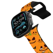Apple Watch Ultra, Ultra 2 (49mm) Impact Band Scary Halloween Pumpkins