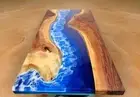 Counter Top Slabs Epoxy Resin Table Top Accacia Wood Table Top For Dinning Hall