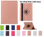 360°Rotate PU Leather cover case for Apple iPad [5th Gen] 9.7" (2017)