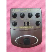 在飛比找蝦皮購物優惠-Behringer acoustic ADI 21吉他效果器