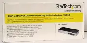 Startech.com HDMI And DVI/VGA Dual Monitor Docking Station For Laptops-USB 3.0