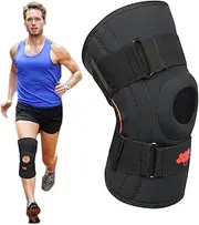 Knee Brace for Women - Silicone Shock-absorbing Knee Compression Sleeve,Mesh Spring Support, Double Side Stabilizer, Compression Meniscus Protection