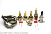 DELUXE VINTAGE WIRING KIT ORANGE DROP JIMMY PAGE STYLE FOR GIBSON LES PAUL